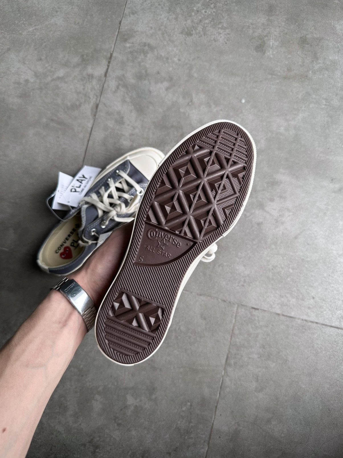 Comme des Garcons PLAY × Converse CDG PLAY x CONVERSE LOW CHUCK TAILOR 70 Size US 7 / IT 37 - 12 Thumbnail