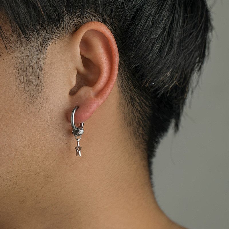Jewelry × Sterling Silver Rare Earrings One Pairs Chrome Jewelry Size ONE SIZE - 2 Thumbnail