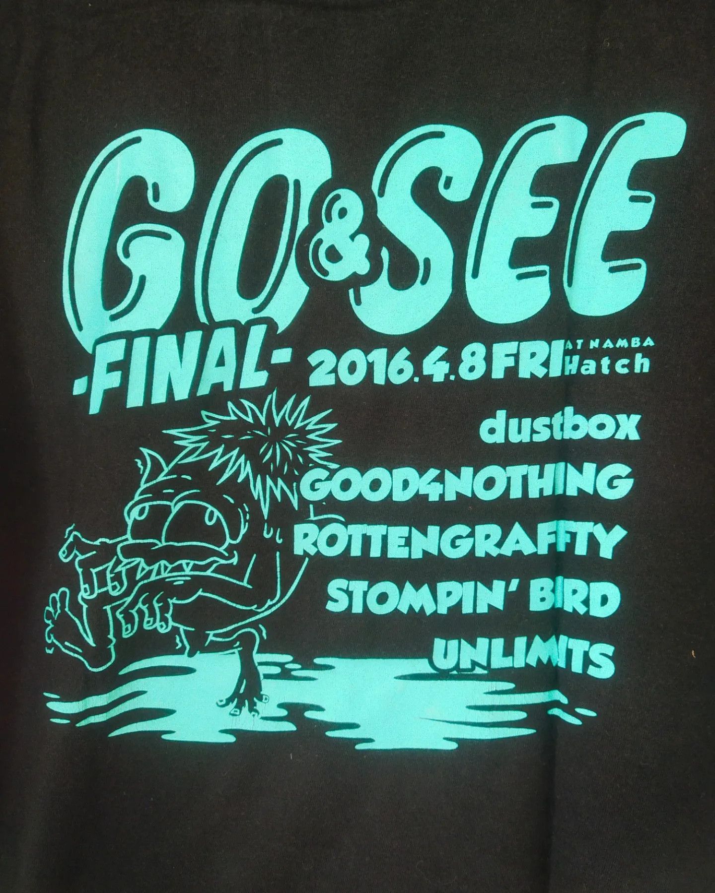 Band Tees Go&See Final Concert Including Dustbox Event Band Tee Size US M / EU 48-50 / 2 - 4 Thumbnail