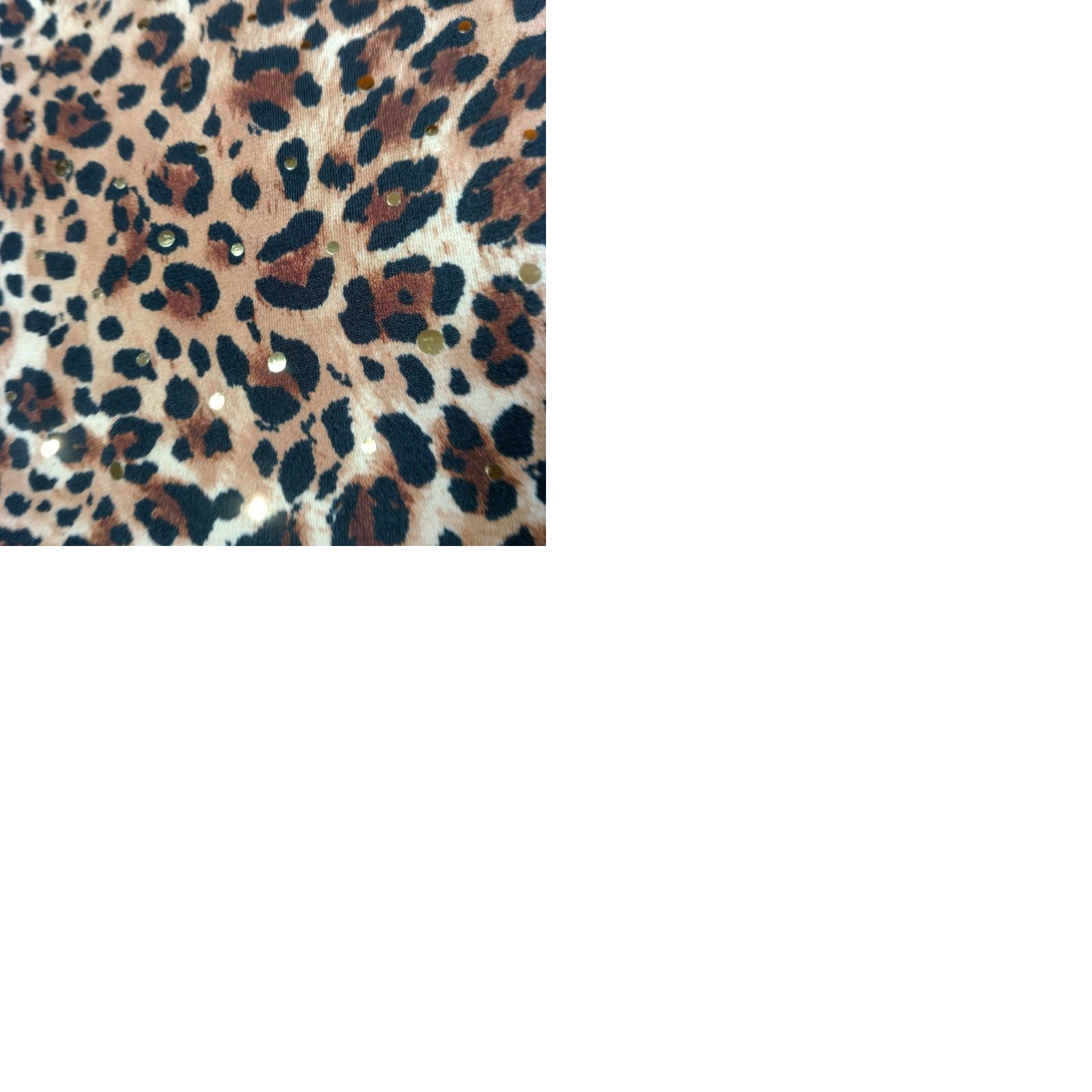 Laura Ashley VINTAGE Laura Ashley Shirt Women XL Sleeveless Brown Cat Cheetah Leopart Print Sequins Size XL / US 12-14 / IT 48-50 - 9 Thumbnail