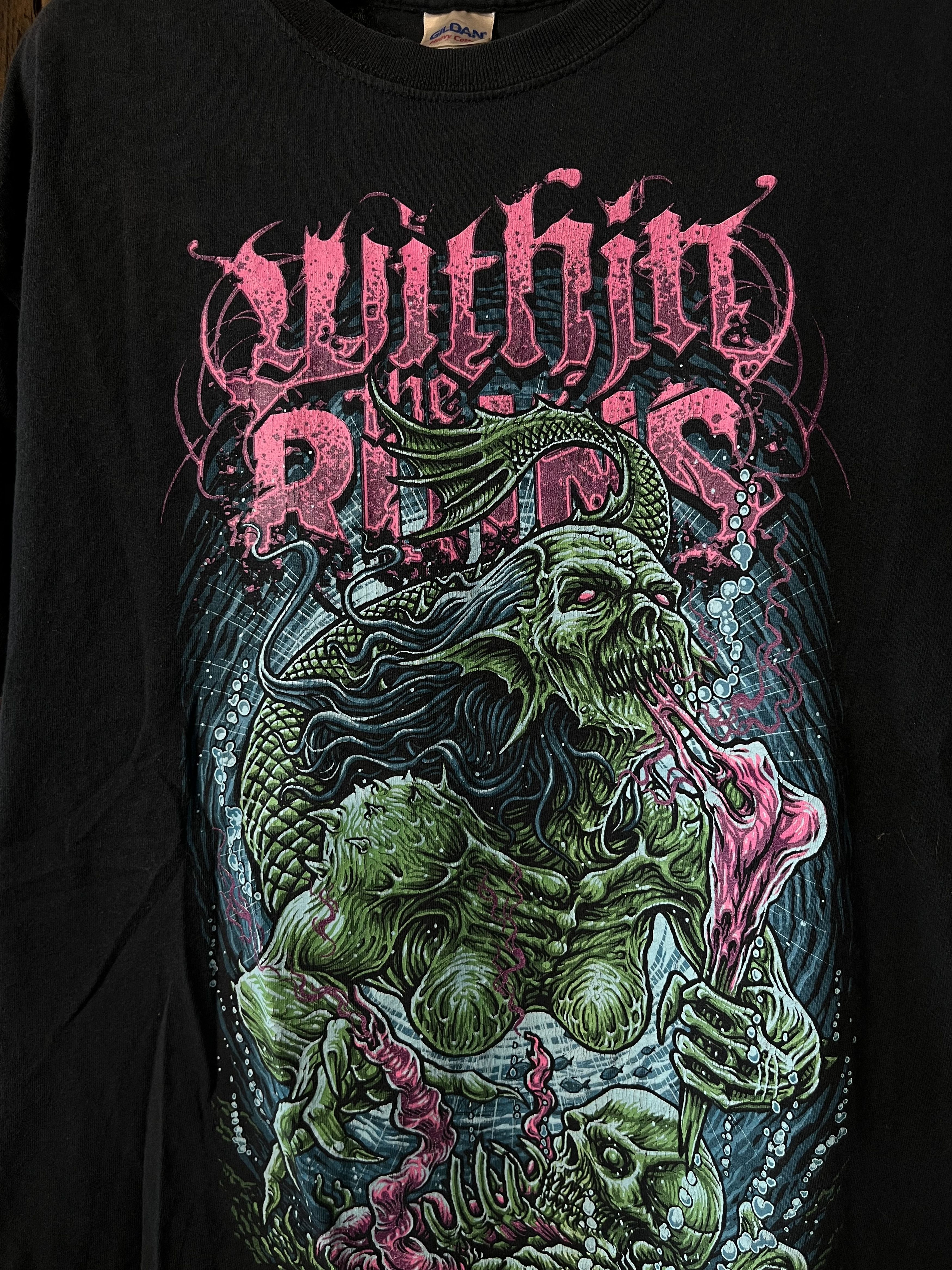 Band Tees × Vintage Within The Ruins USA Metalcore Band Rock Metal Death Size US L / EU 52-54 / 3 - 3 Thumbnail