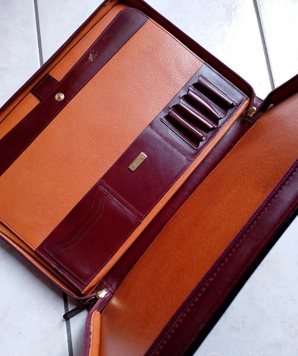 Serapian Milano Vintage Stefano Serapian Milano leather document case Size ONE SIZE - 4 Thumbnail