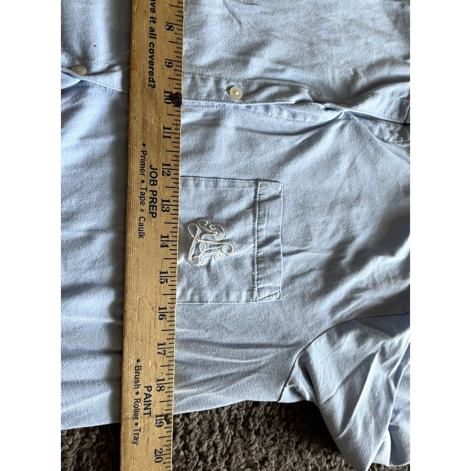 Ralph Lauren VINTAGE Ralph Lauren LRL Women’s Tunic Shirt Oversized Blue Solid Button-Down Long Sleeve Medium Size M / US 6-8 / IT 42-44 - 5 Thumbnail
