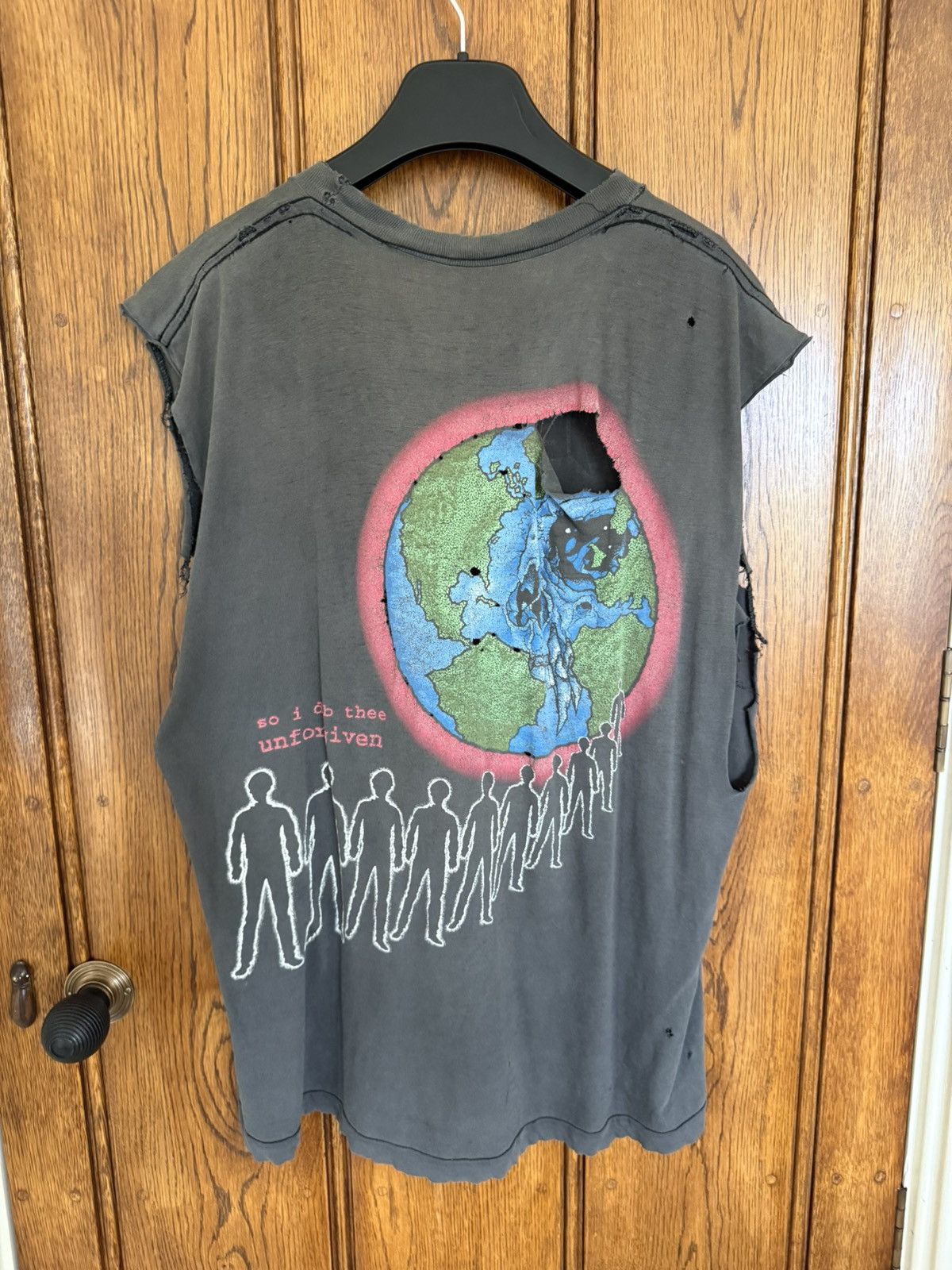 Vintage Metallica The Unforgiven Pushead sleeveless tank cut off 92 Size US XL / EU 56 / 4 - 16 Thumbnail