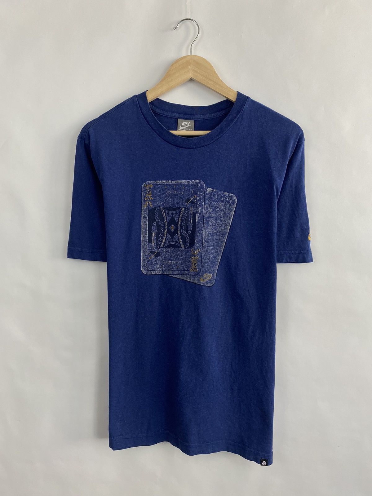 Nike 🇺🇸🃏 Vintage 90s Nike Cards King Retro T-Shirt Hype Rare Size US L / EU 52-54 / 3 - 2 Thumbnail