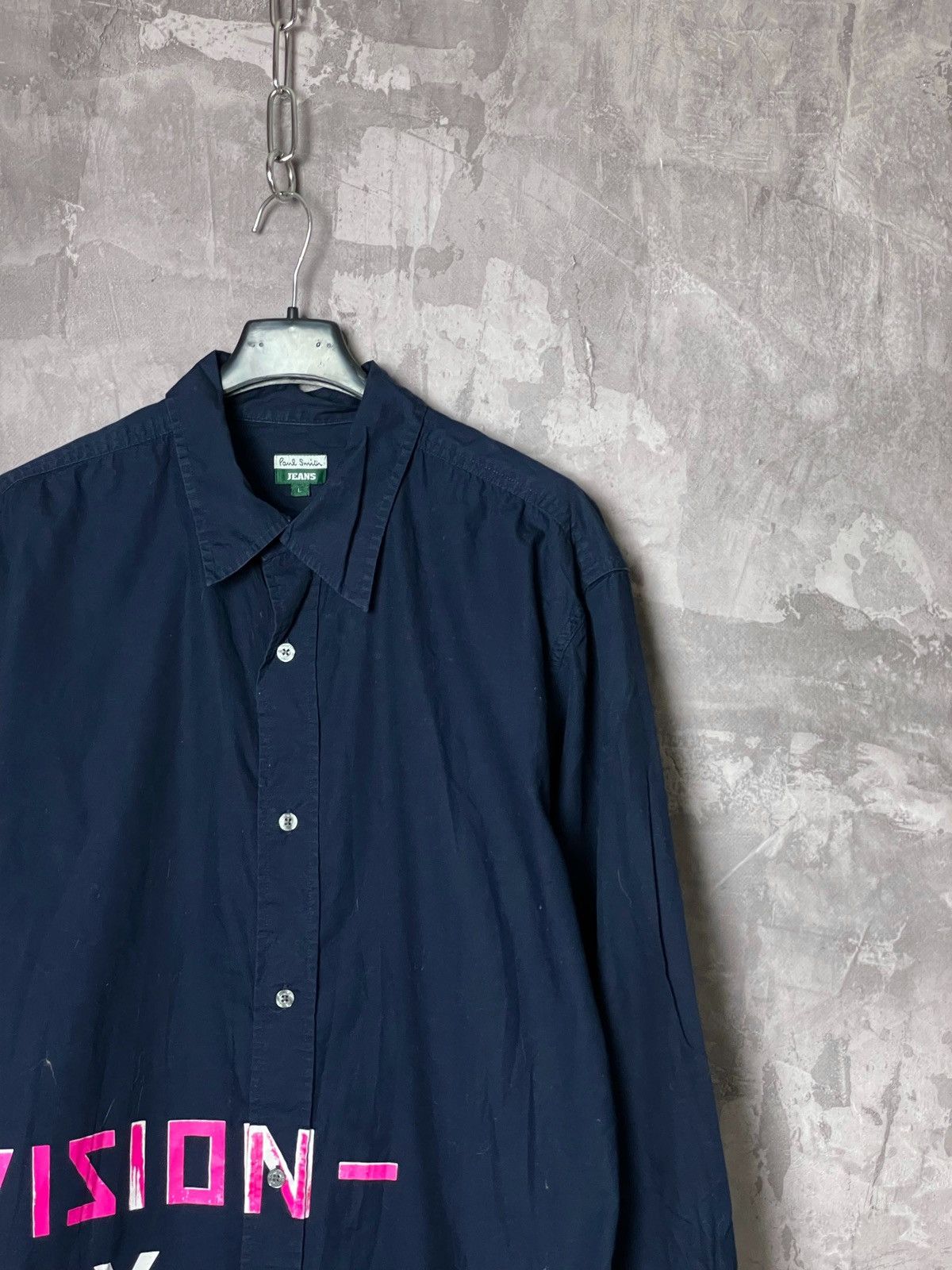 Paul Smith × Vintage Paul Smith Vintage Shirt Avant Garde Hysteric Glamour Size US L / EU 52-54 / 3 - 3 Thumbnail