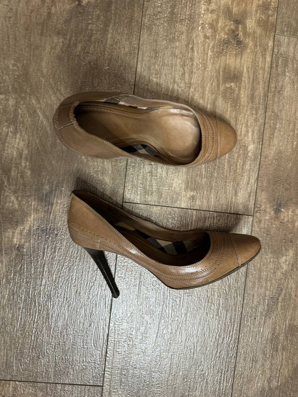 Burberry × Vintage Burberry leather shoes vintage Size US 8.5 / IT 38.5 - 6 Thumbnail