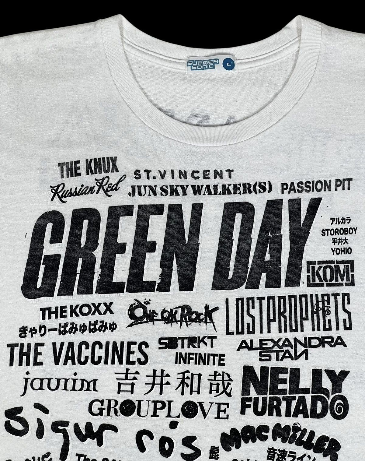 Band Tees Crystal castles Greenday Mac miller Jamiroquai Rihanna SS11 Size US L / EU 52-54 / 3 - 1 Thumbnail