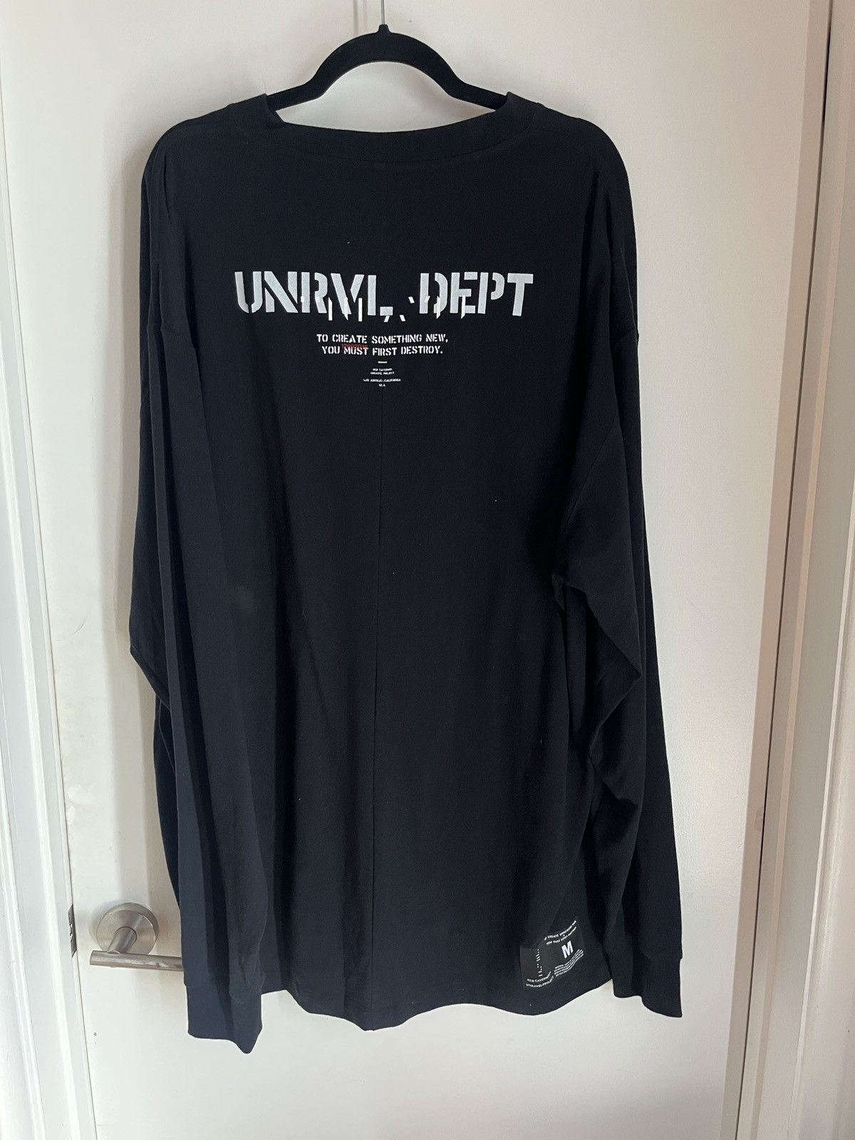 Ben Taverniti Unravel Project Ben Taverniti Unravel Project Oversized Long Sleeve T-Shirt Size US M / EU 48-50 / 2 - 1 Thumbnail
