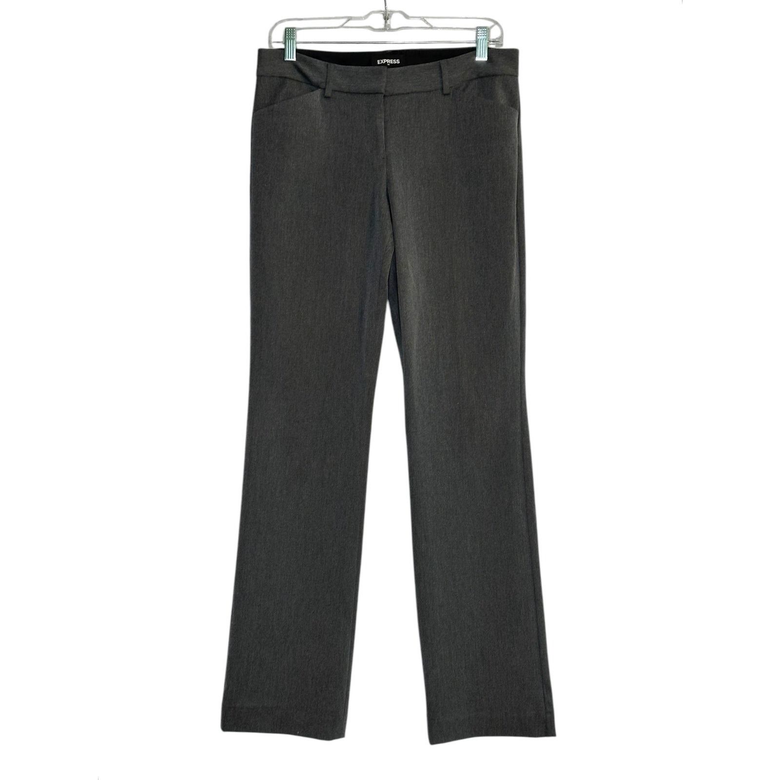 Express Express gray low rise barely boot pants size 6 Size 28" / US 6 / IT 42 - 7 Thumbnail
