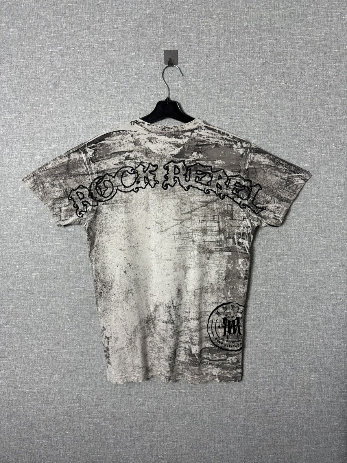 Affliction Rock Rebel by EMP Skull Graphic Tee Full Print Gothic Style Size US S / EU 44-46 / 1 - 7 Thumbnail