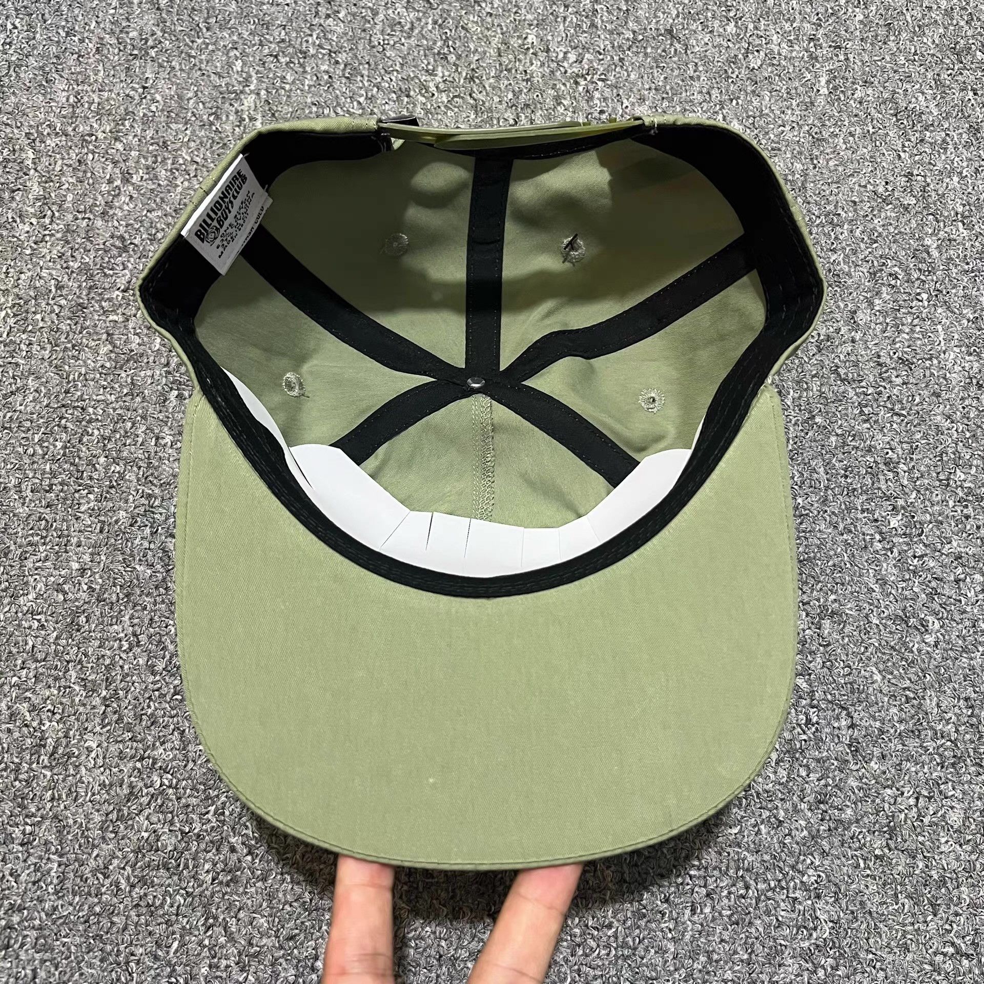 Billionaire Boys Club BBC Arch Logo Slogan Flat Brim Baseball Cap Q7 Size ONE SIZE - 5 Thumbnail