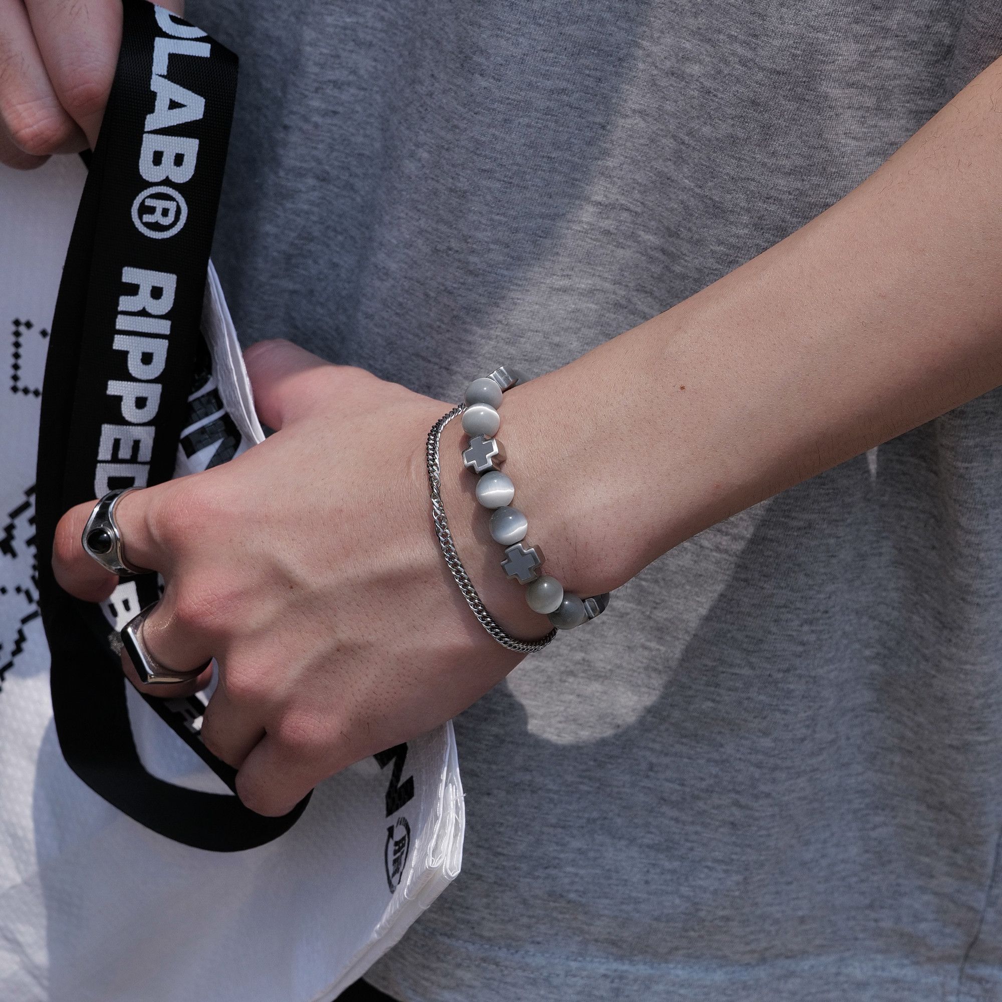 Jewelry Cross Matchless Bracelet Y2K Punk Chain Bracelets Chains Size ONE SIZE - 4 Thumbnail