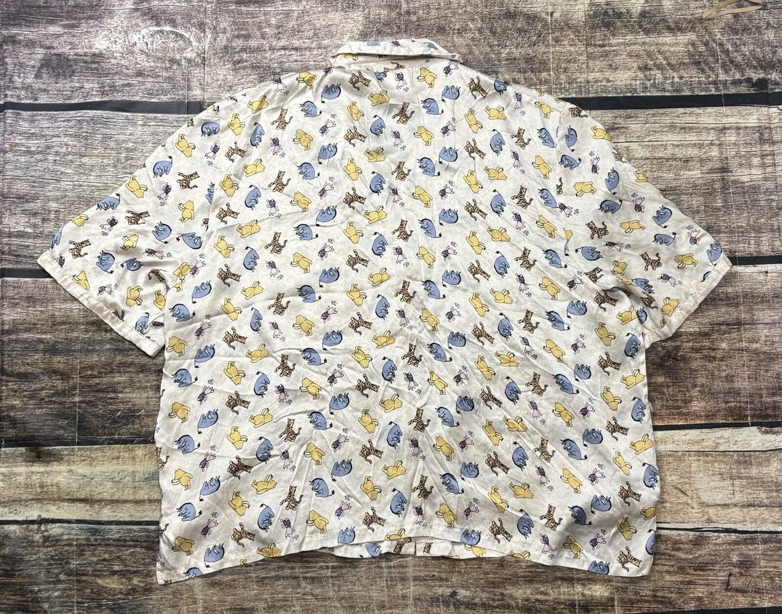 Other Y2K Walt Disney World Top Womens XL Silk Tigger Eeyore Pooh Size XL / US 12-14 / IT 48-50 - 3 Thumbnail