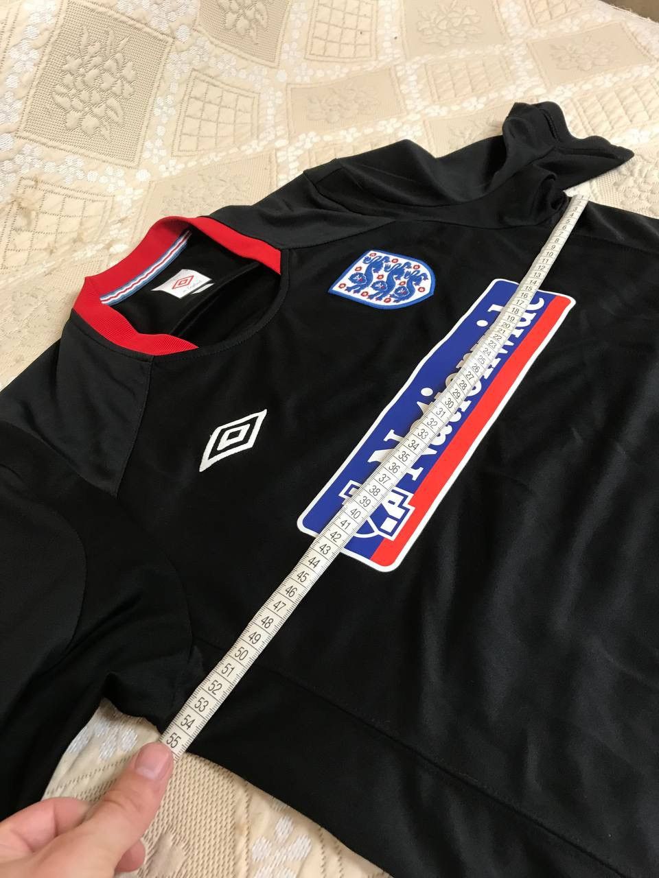 Umbro 🔥 Umbro England 2010 2011 Training Jersey T Shirt Soccer Size US L / EU 52-54 / 3 - 8 Thumbnail