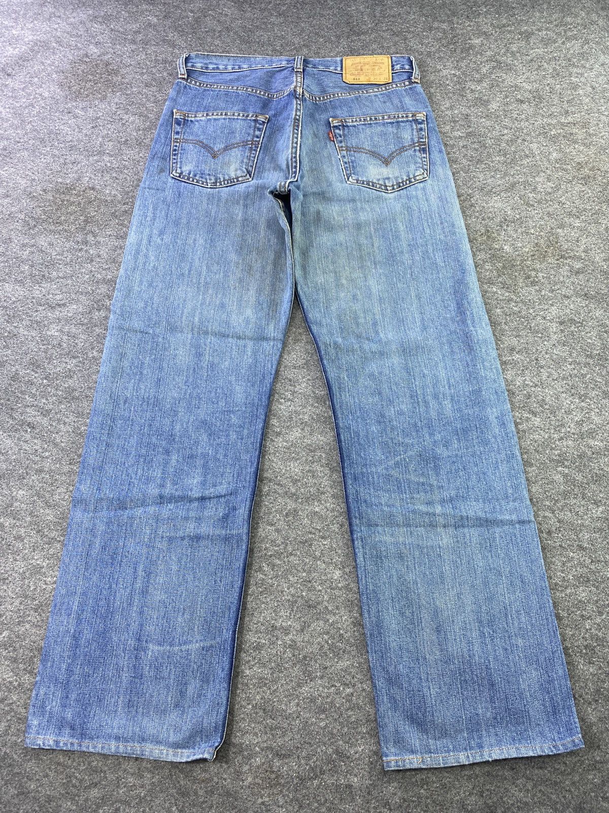 Jean × Levi's × Vintage Vintage Levis 512 Distresses Blue Wash Jeans - J872 Size US 30 / EU 46 - 4 Thumbnail