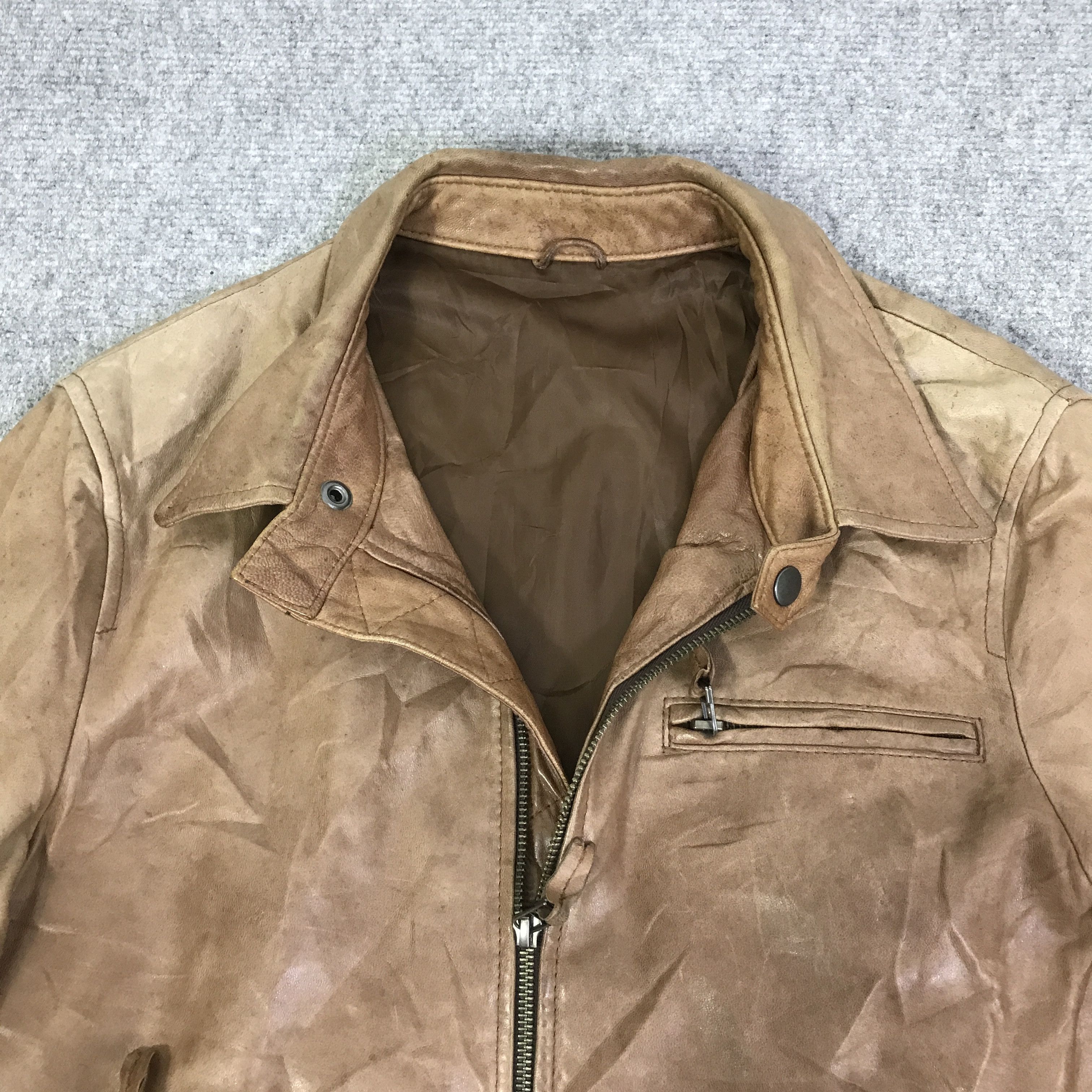 Japanese Brand GOOD DAY LEATHER COLLECTION JACKET K92B5 Size US M / EU 48-50 / 2 - 7 Thumbnail