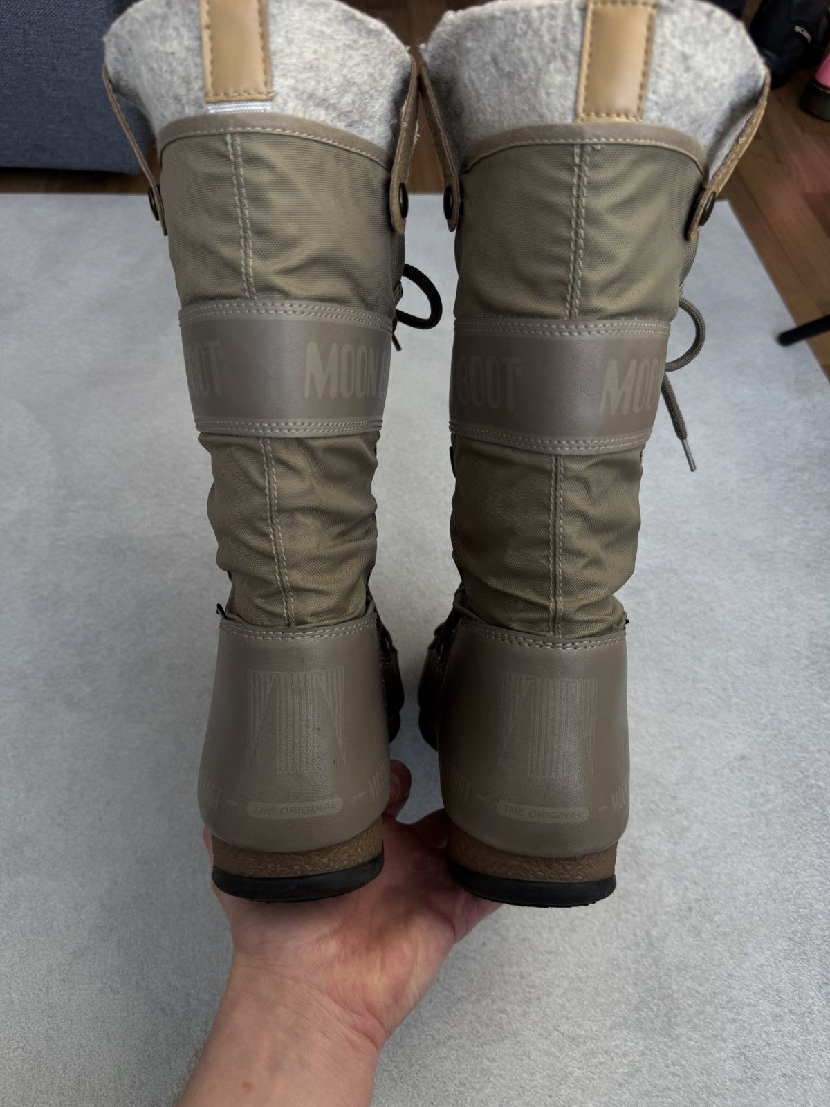 Moon Boot Vintage Moon Boot Waterproof Tecnica Olive nylon Boots 9-9,5 Size US 9 / IT 39 - 5 Thumbnail