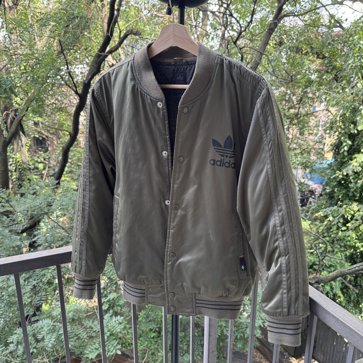 Adidas 2004 Adidas Thrashed Faded Distressed Jacket ERD Grunge Size US S / EU 44-46 / 1 - 13 Thumbnail