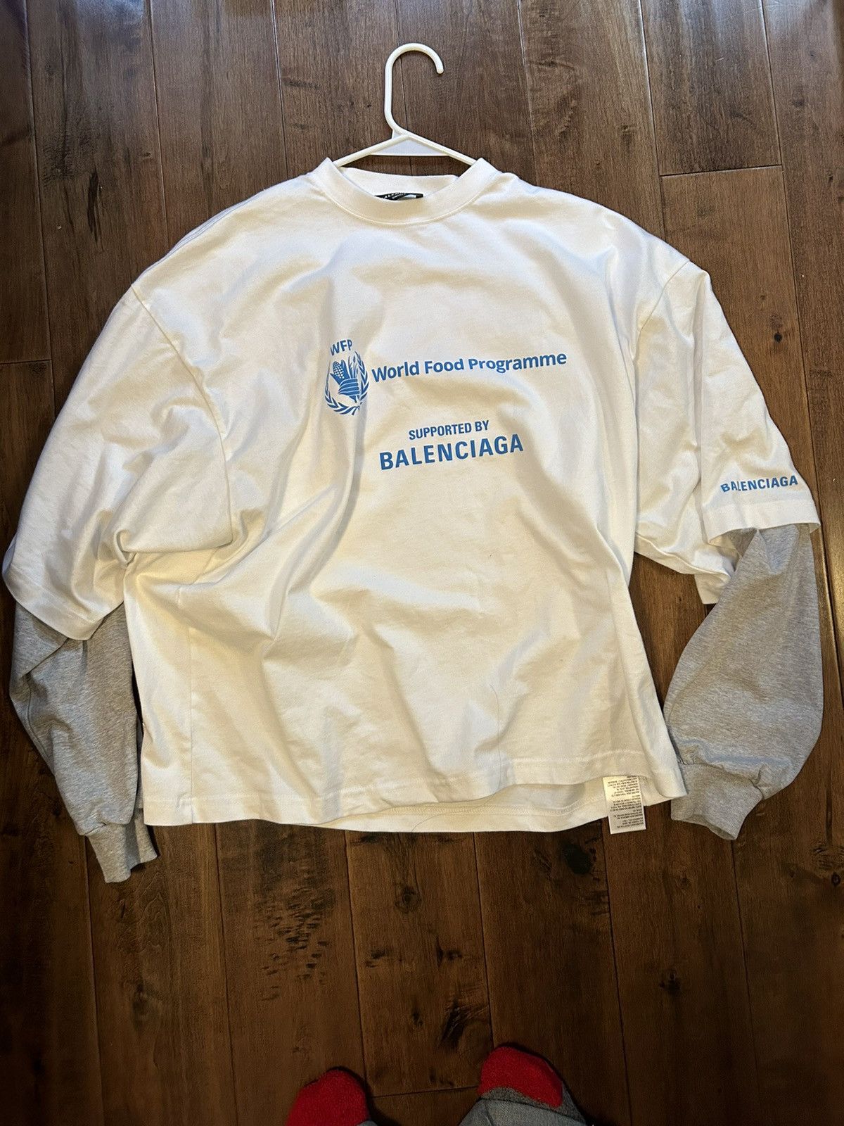 Balenciaga Balenciaga WFP Double Layered Tee Size US S / EU 44-46 / 1 - 1 Thumbnail