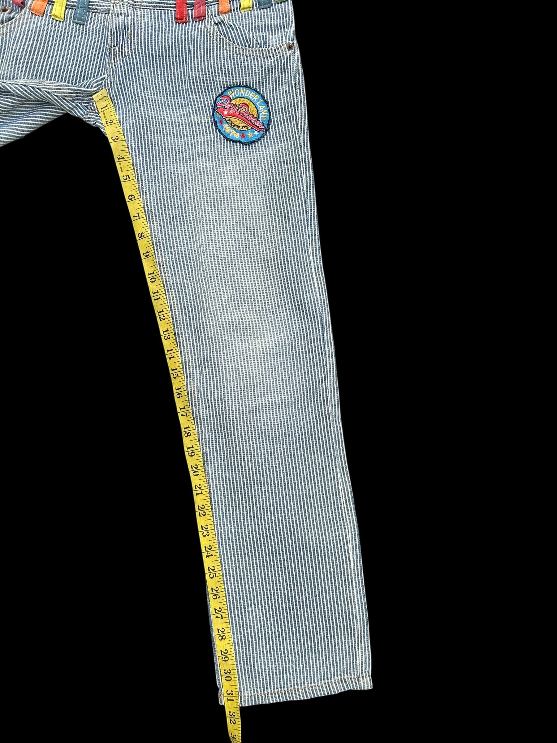 Japanese Brand × Kapital × Vintage Double Waist Hickory Japanese Style Denim Jeans Size US 32 / EU 48 - 14 Thumbnail