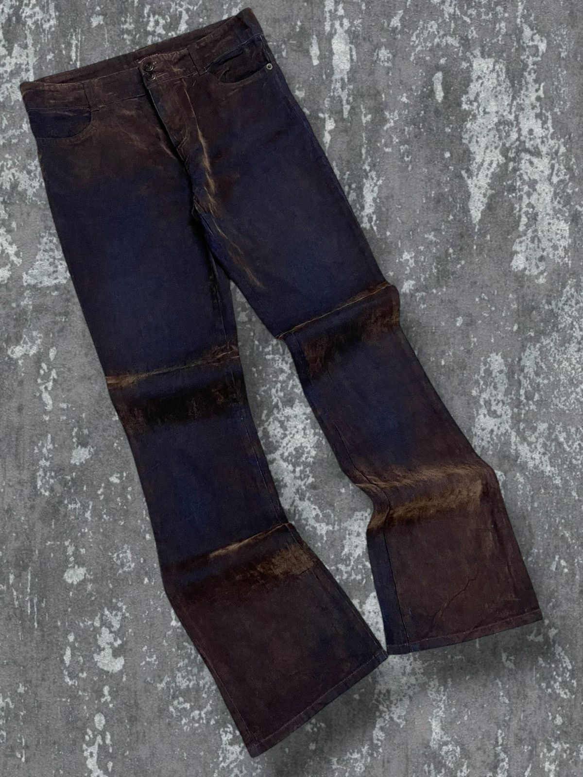 Japanese Brand Vintage 1990s Rare Japan Designer Weatherland Disco Denim Size US 29 - 2 Thumbnail