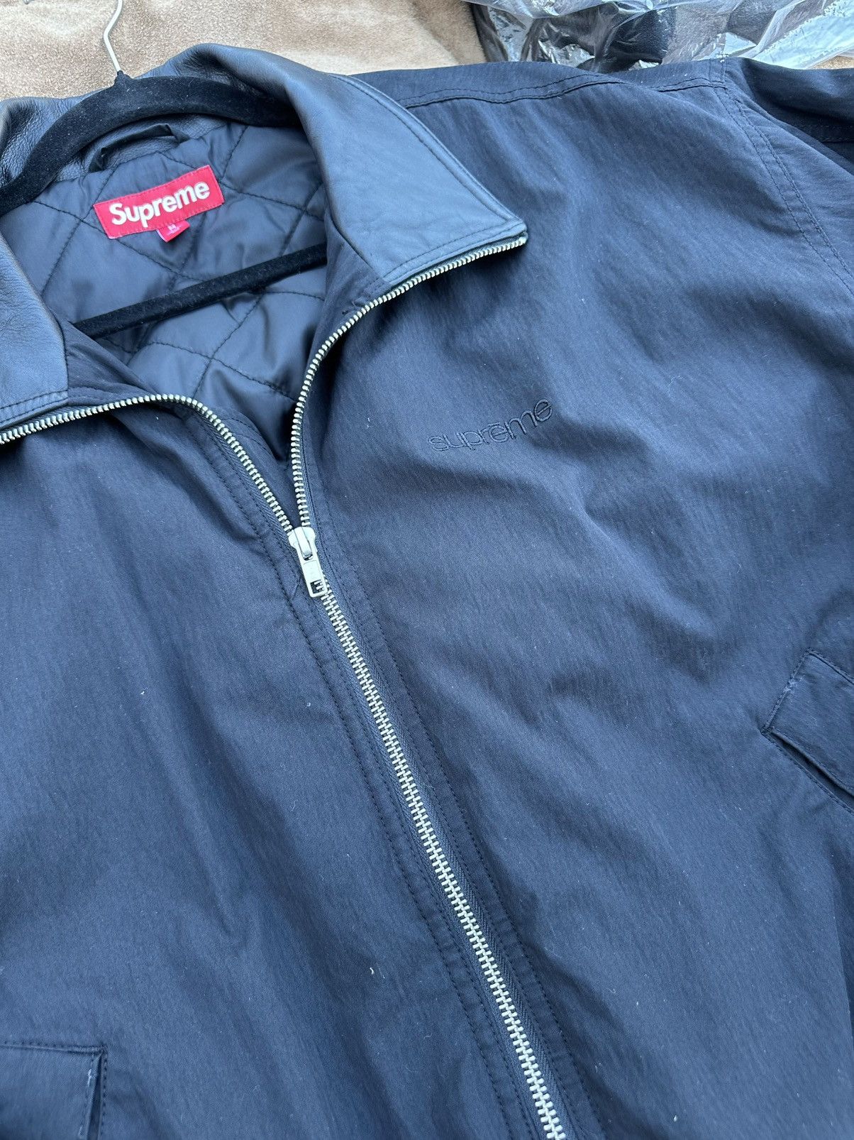 Supreme Supreme Leather Collar Utility Jacket Size US M / EU 48-50 / 2 - 4 Thumbnail
