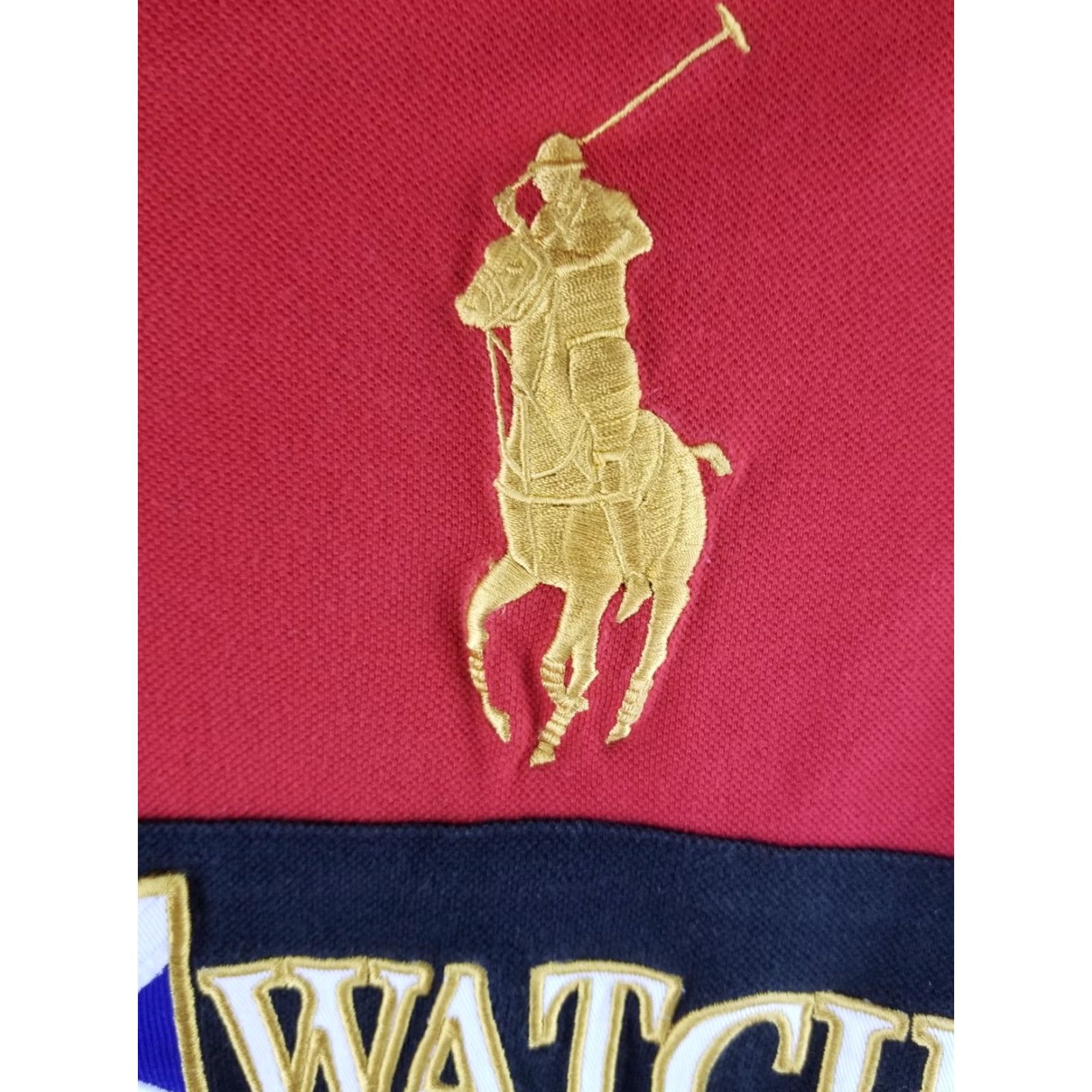Polo Ralph Lauren VINTAGE RALPH LAUREN POLO SHIRT RED BLACK WATCH BIG PONY SZ SMALL MEN T-Shirt Short Sleeve USA 2010-2019 Small Red Mens Polo Shirt Size US S / EU 44-46 / 1 - 2 Thumbnail