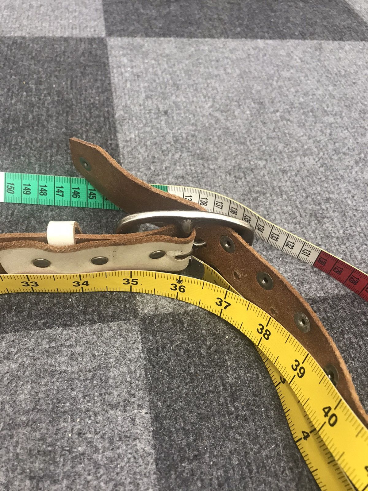 Genuine Leather × Seditionaries Very Rare Genuine Leather Studded Belt Size ONE SIZE - 5 Thumbnail