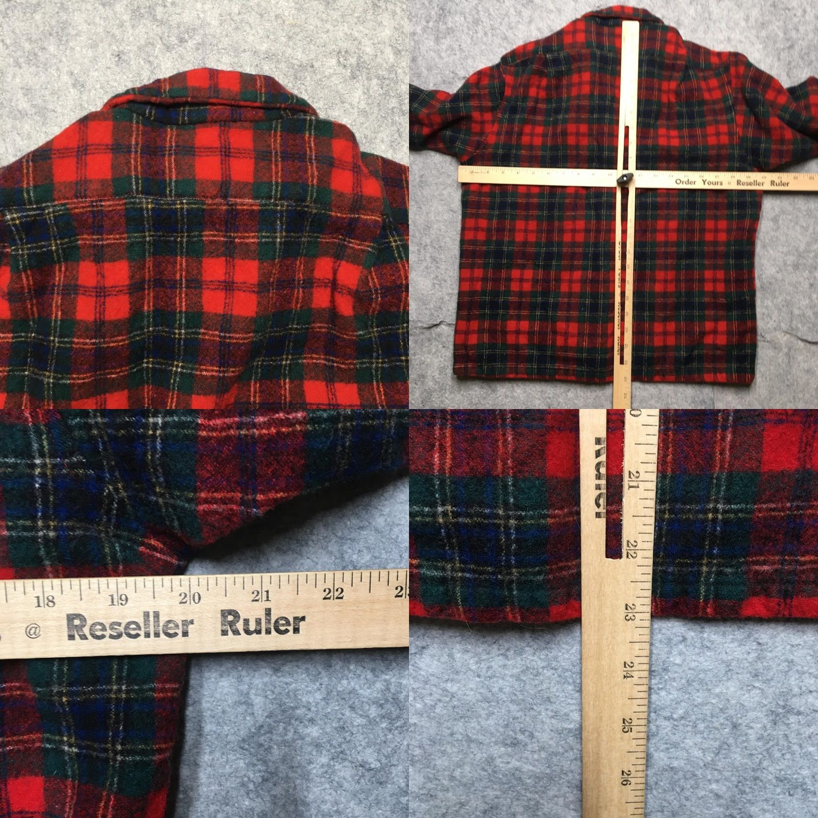 Pendleton VINTAGE Pendleton Shirt Mens S Red Plaid Wool Flannel USA Tartan Button-Up Pocketed Regular Fit Size US S / EU 44-46 / 1 - 8 Thumbnail