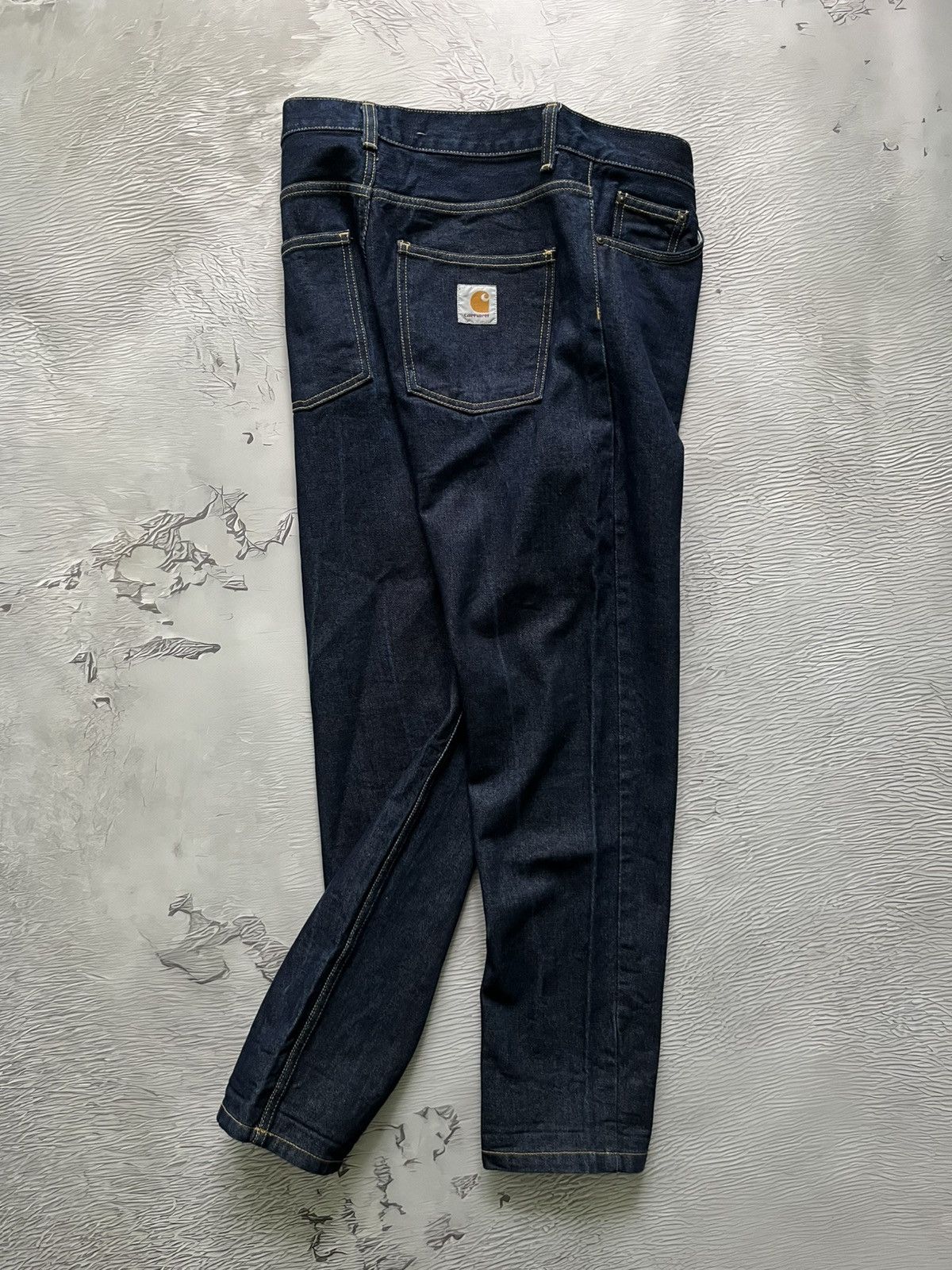 Carhartt Wip Carhartt Wip Logo Vintage Jeans Blue Streetwear Size US 29 - 1 Thumbnail
