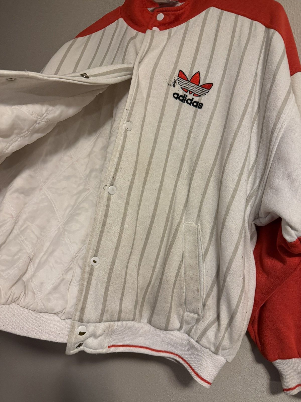 Adidas vtg 80s adidas international 1948 rare bomber jacket L-XL Size US L / EU 52-54 / 3 - 6 Thumbnail