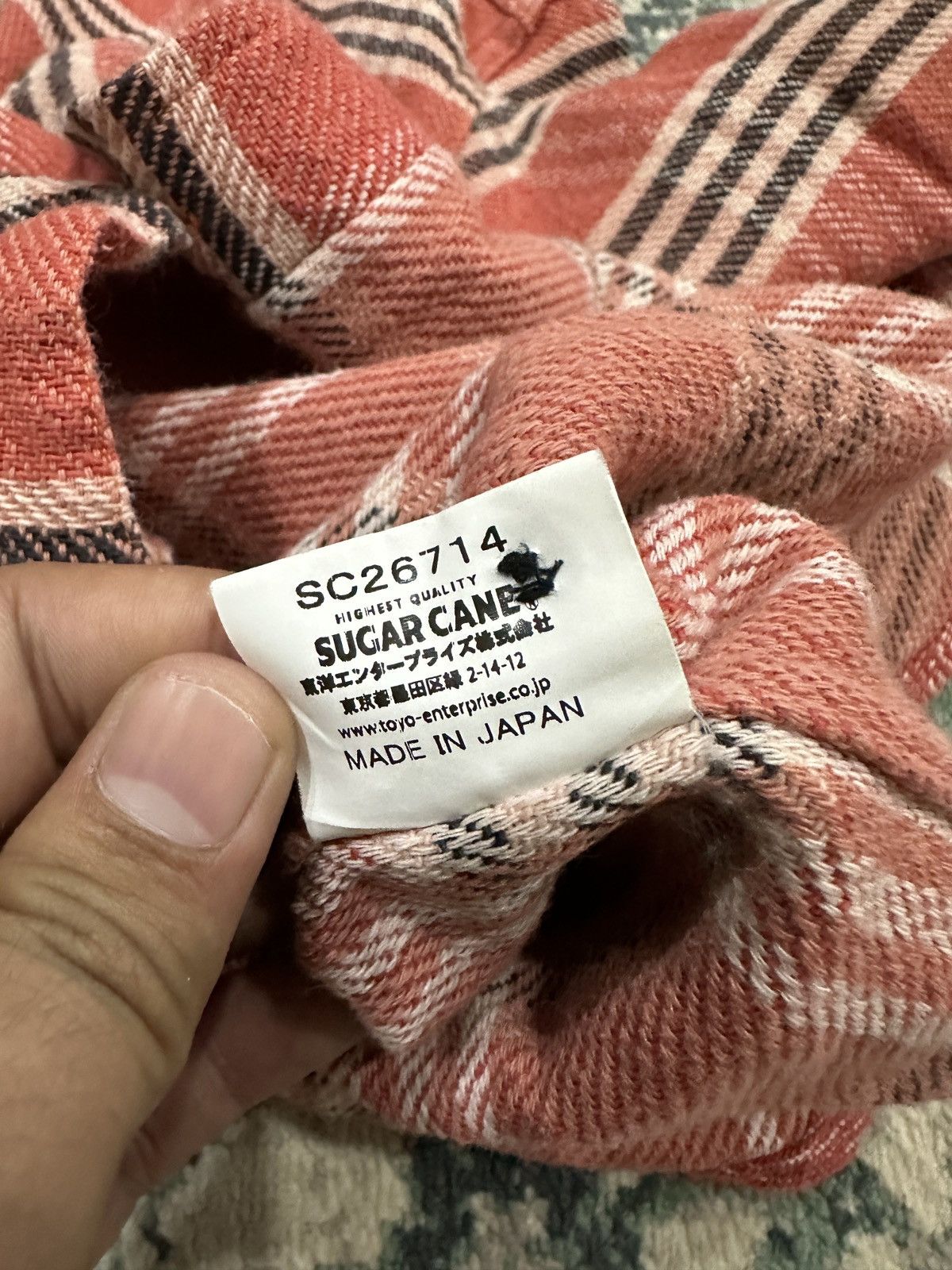 Sugar Cane Sugar Cane By Toyo Entrprise Flannel Checked Button Up Shirt Size US M / EU 48-50 / 2 - 2 Thumbnail