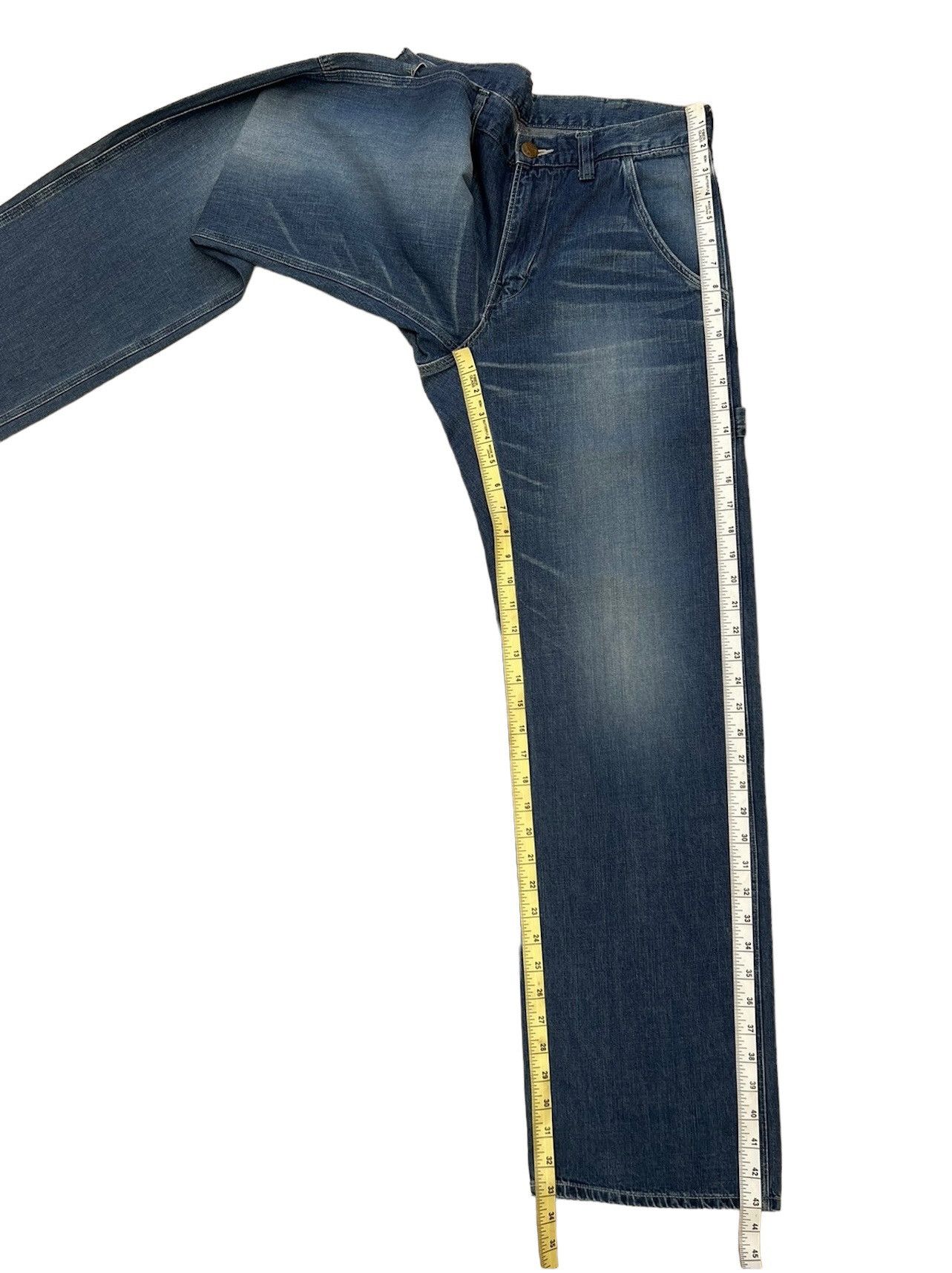 Blue Blue Japan BLUE BLUE Made in Japan Indigo Denim Workwear Pant Size US 30 / EU 46 - 5 Thumbnail