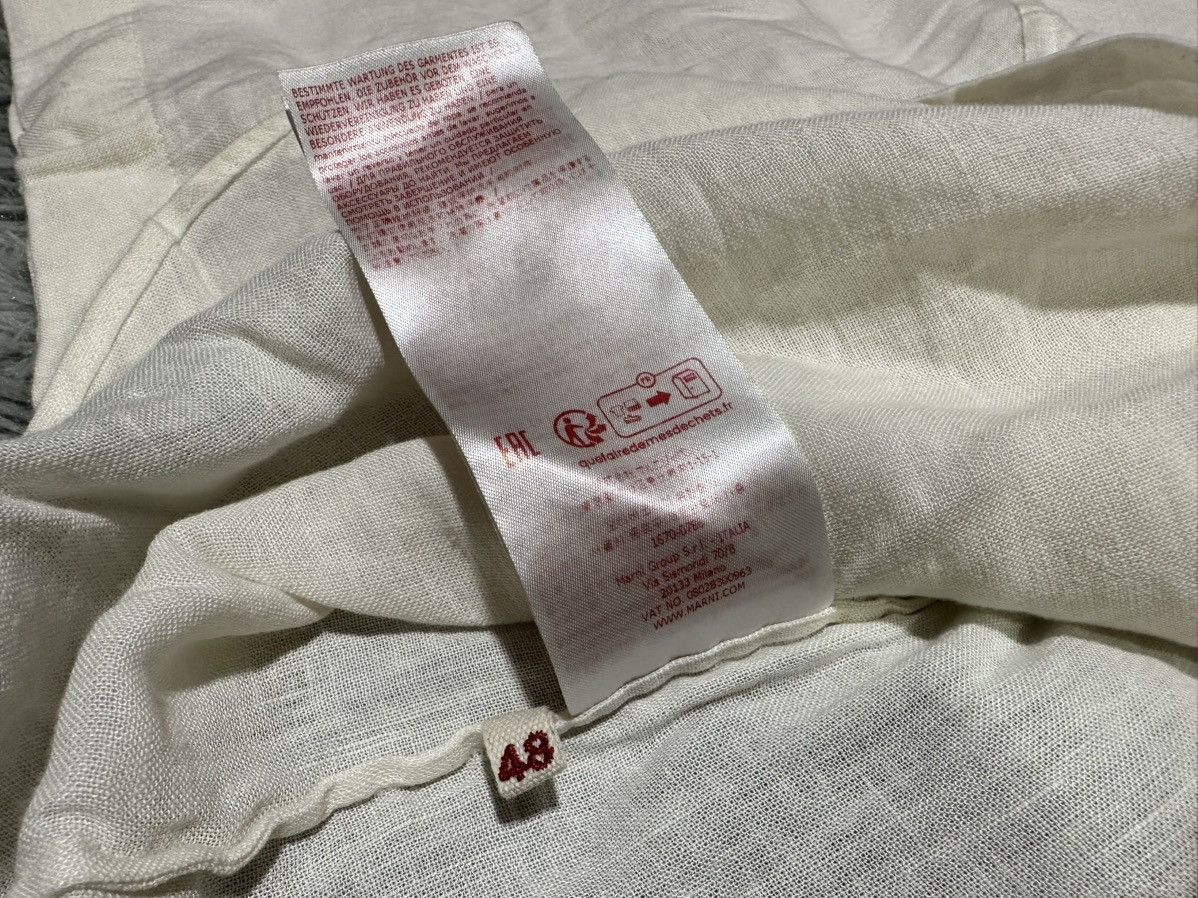 Marni × No Vacancy Inn 🔥Marni x No Vacancy Inn Linen Shirt In Limestone Size US XL / EU 56 / 4 - 13 Thumbnail