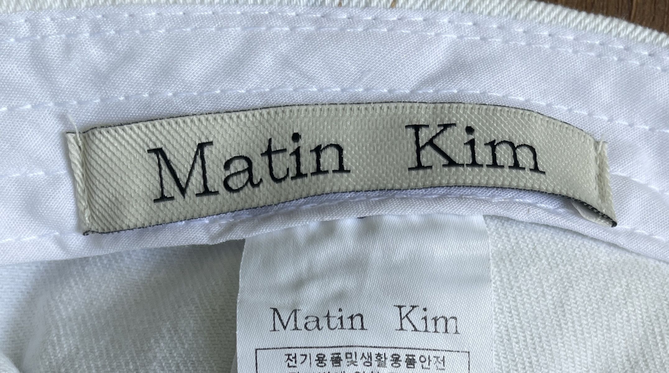 Matin Kim Matin Kim Logo Cap Size ONE SIZE - 5 Thumbnail