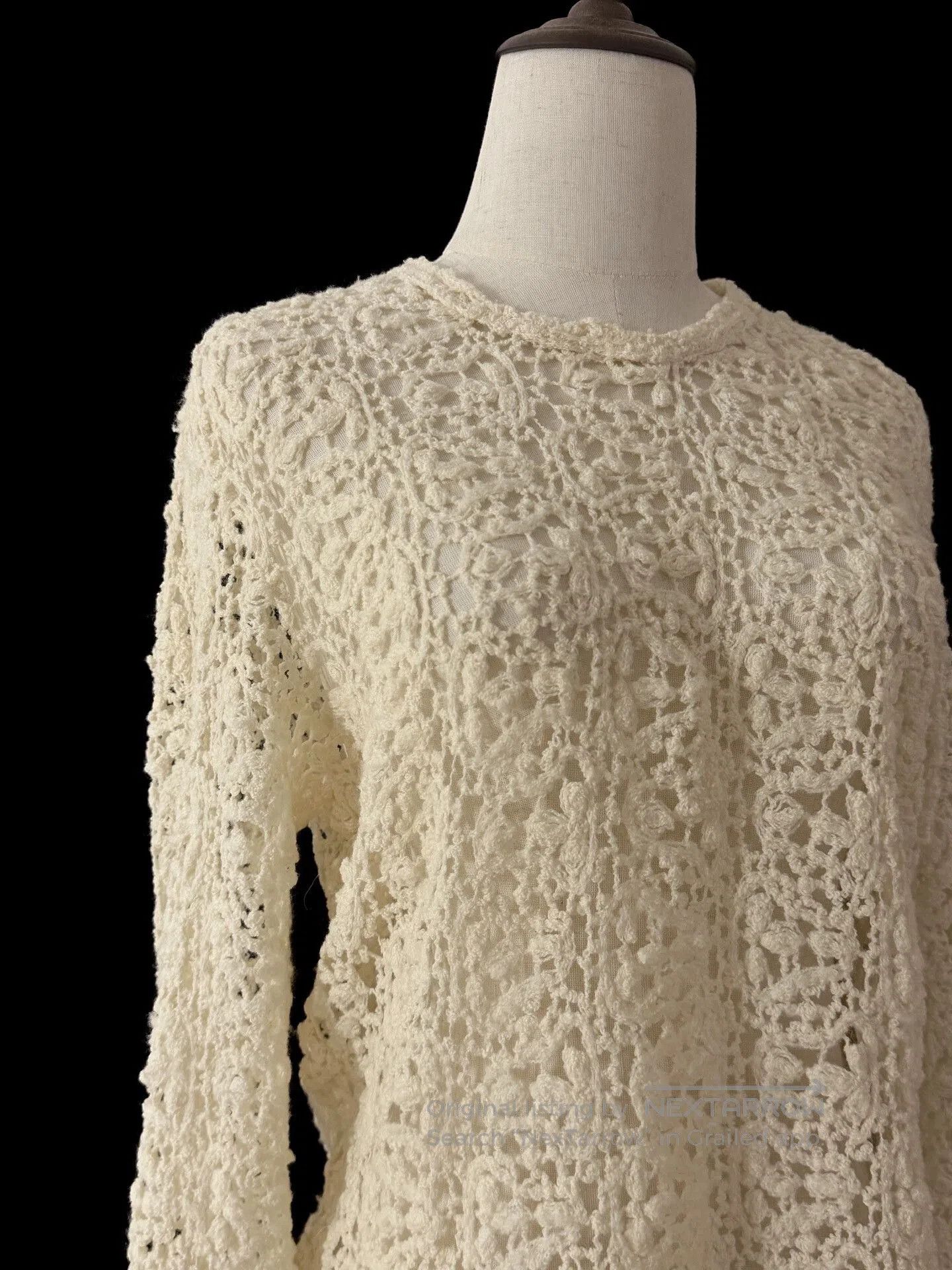 Comme des Garcons Comme des Garçons 1988 Wool Crochet Top. Size M / US 6-8 / IT 42-44 - 5 Thumbnail