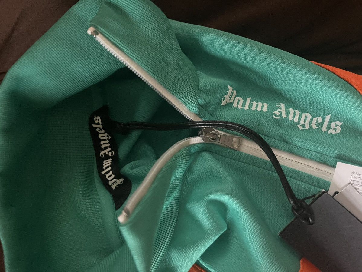 Palm Angels Palm Angels|V Block Track Jacket|Forrest Green x Orange Size US XS / EU 42 / 0 - 6 Thumbnail