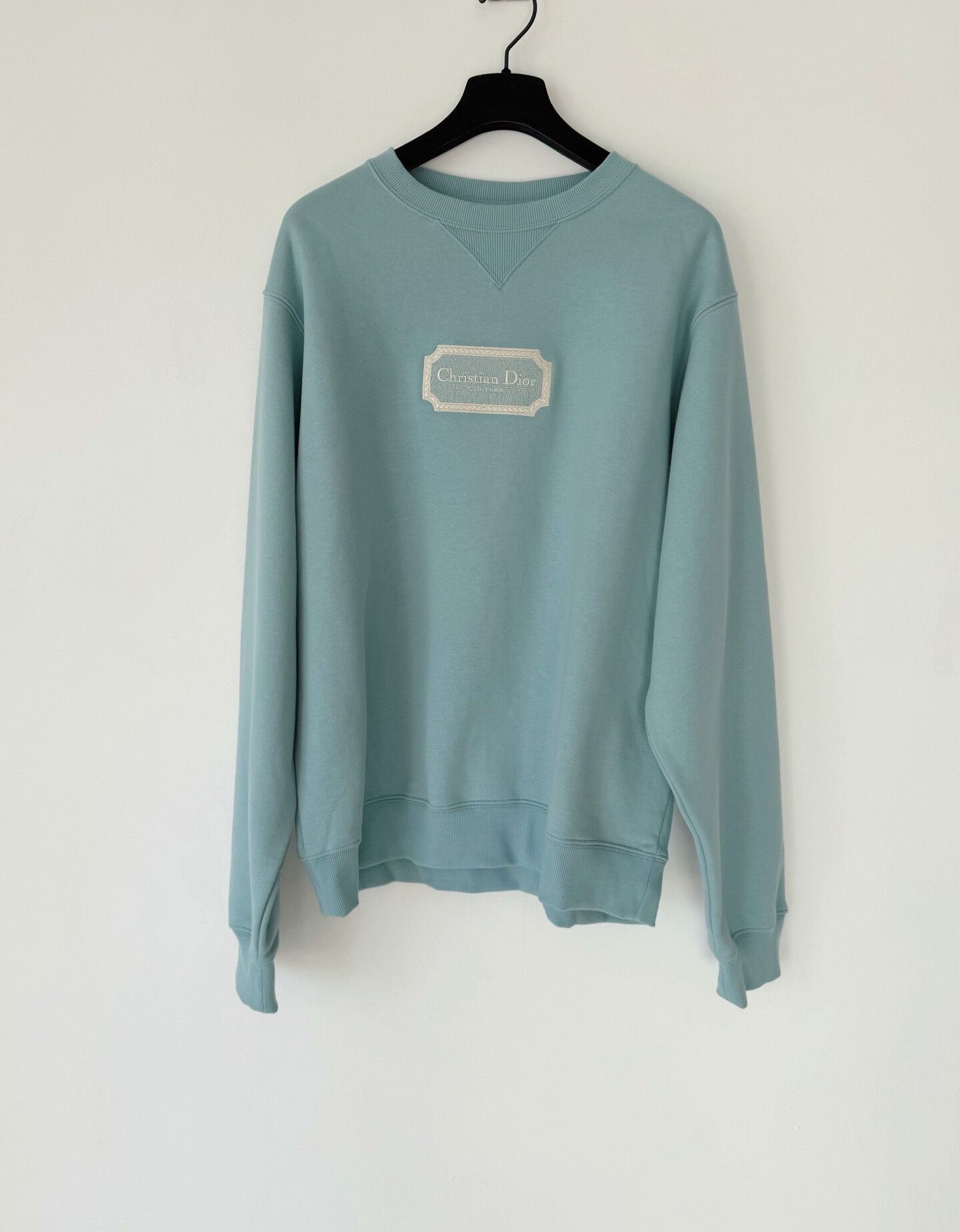 Dior Dior Blue Logo Sweatshirt Size US XL / EU 56 / 4 - 1 Thumbnail