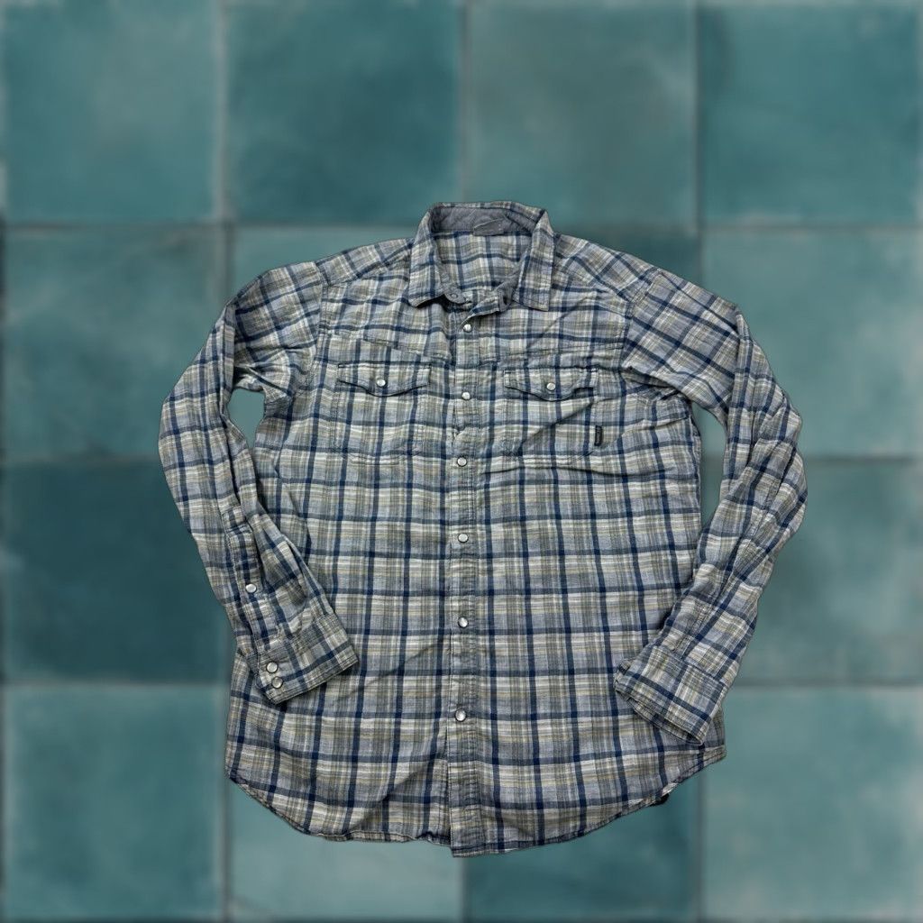 Vintage Columbia Shirt Mens Medium Plaid Pearl Snap Western Long Sleeve Size US M / EU 48-50 / 2 - 1 Thumbnail