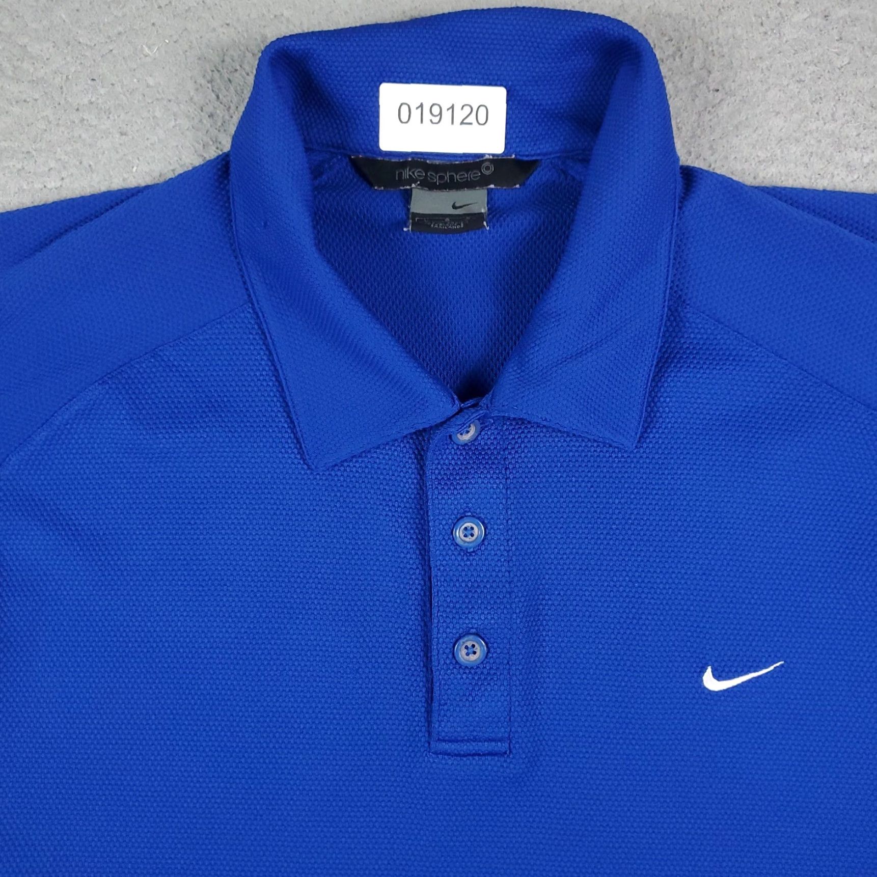 Nike VINTAGE Nike Polo Shirt Mens L Blue Nike Dri-Fit Polo Shirt Casual Short Sleeve Polo Shirt Mens L Blue Swoosh Golf Size US L / EU 52-54 / 3 - 2 Thumbnail