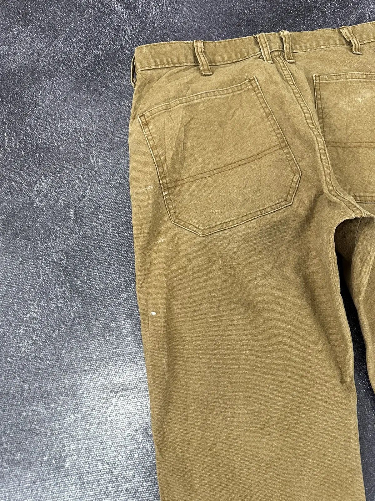 Dickies × Vintage Vintage Dickies USA Hype Mustard Work Carpenter Pants Size US 34 / EU 50 - 5 Thumbnail