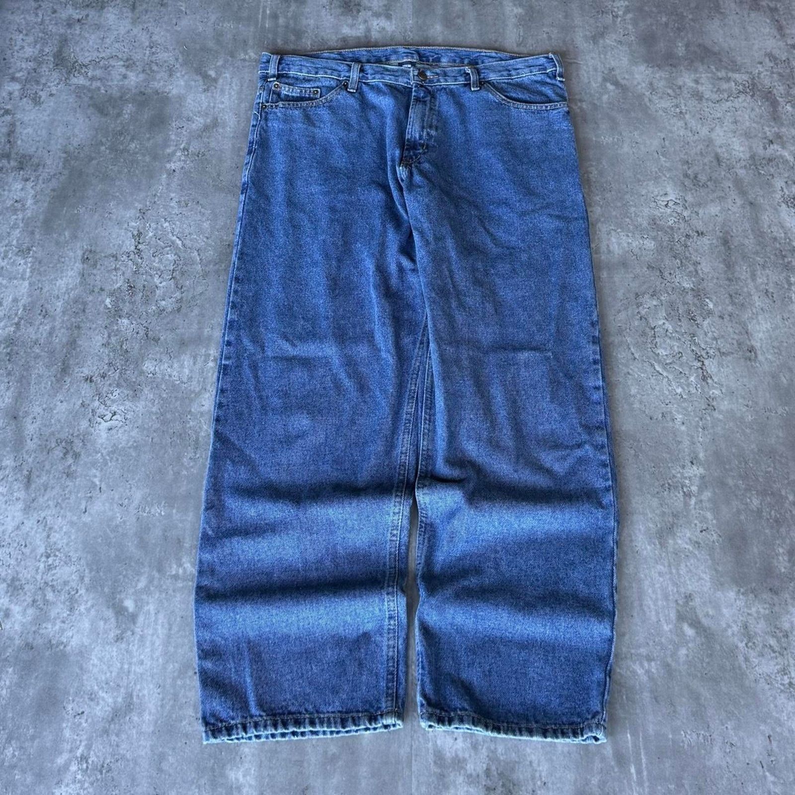 Carhartt × Vintage Vintage Y2K Carhartt Style Baggy Blue Carpenter Denim Jeans Size US 38 / EU 54 - 2 Thumbnail