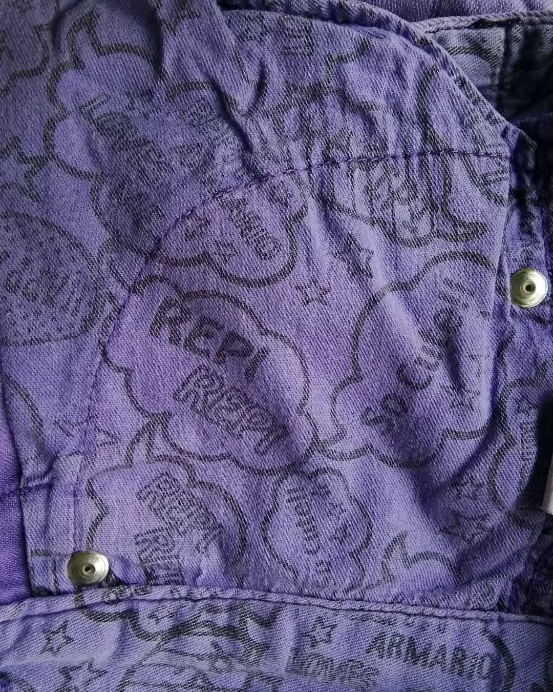 Angel Blue × Japanese Brand Repipi Armario Purple Cute Cut Casual Hot Pants Size 28" / US 6 / IT 42 - 7 Thumbnail