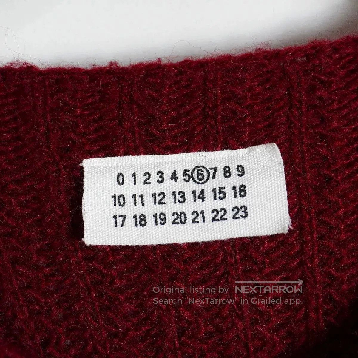 Maison Margiela Martin Margiela 6 Red Knit Cardigan. Size L / US 10 / IT 46 - 6 Thumbnail