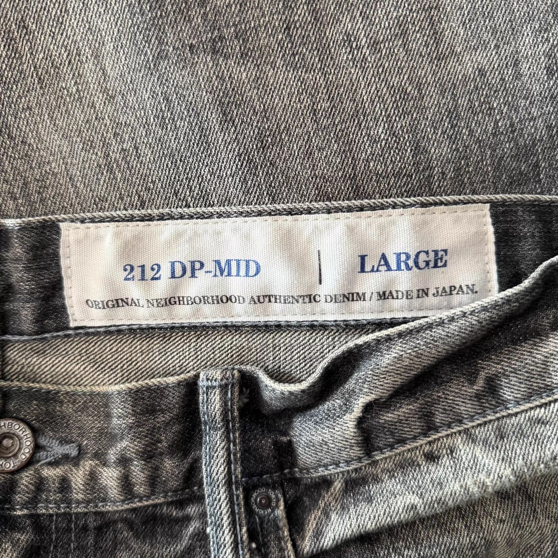 Neighborhood Neighborhood 21aw Dp-Mid Washed Black Denim Jeans Size US 34 / EU 50 - 7 Thumbnail