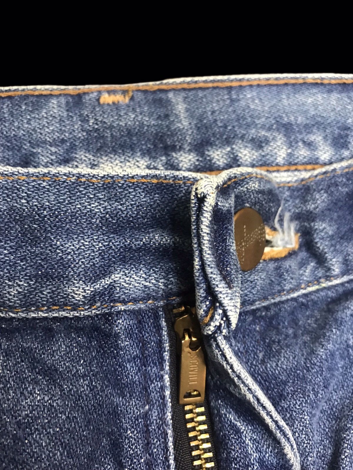 Vintage × Wrangler 💥VINTAGE 70s💥Wrangler 13MWZR Blue Denim F150 Size US 28 / EU 44 - 8 Thumbnail