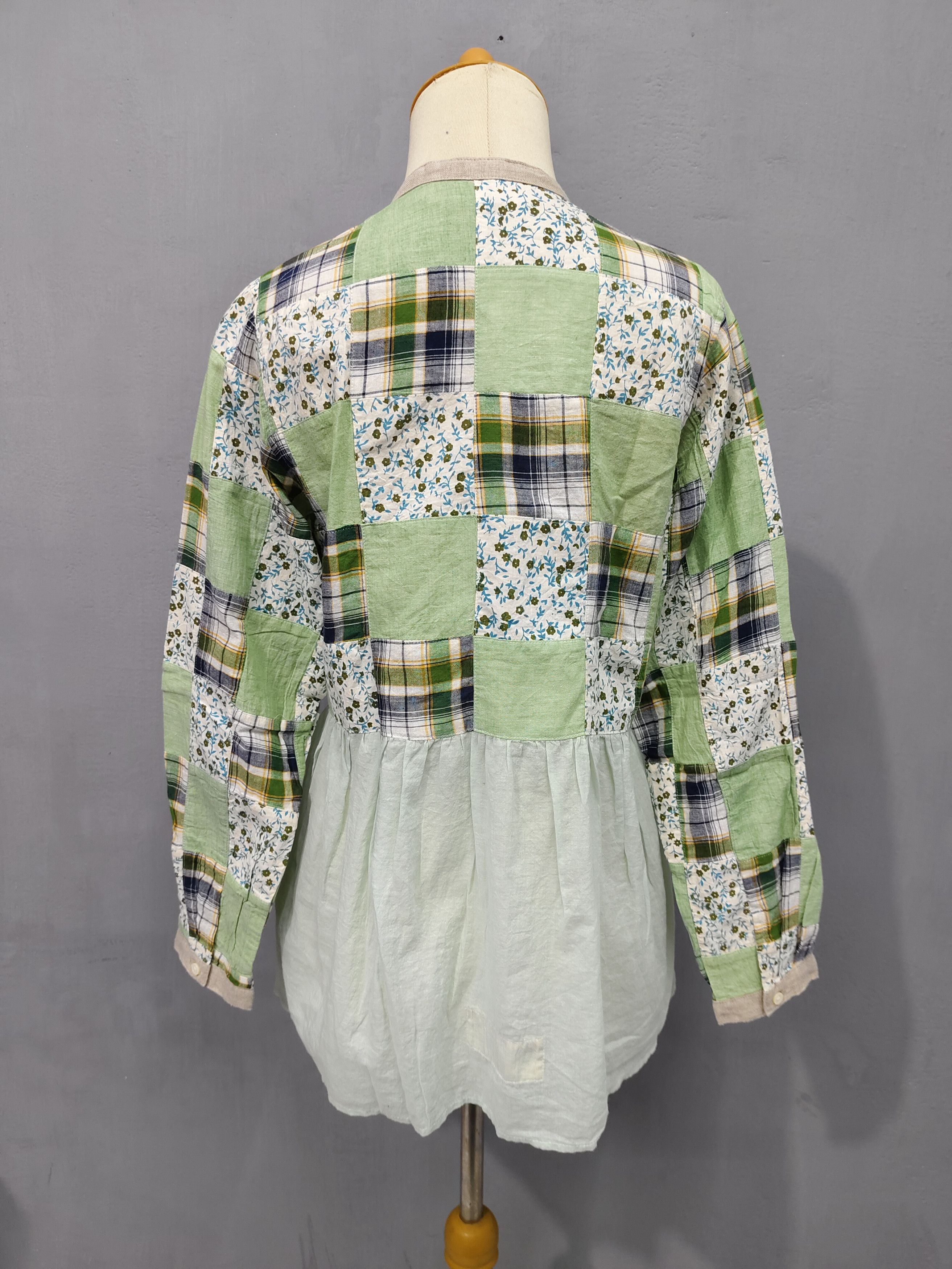 Japanese Brand 🇯🇵 Vtg Kaiseidou Handmade Pacthwork Artisan Craft Shirt Size M / US 6-8 / IT 42-44 - 4 Thumbnail