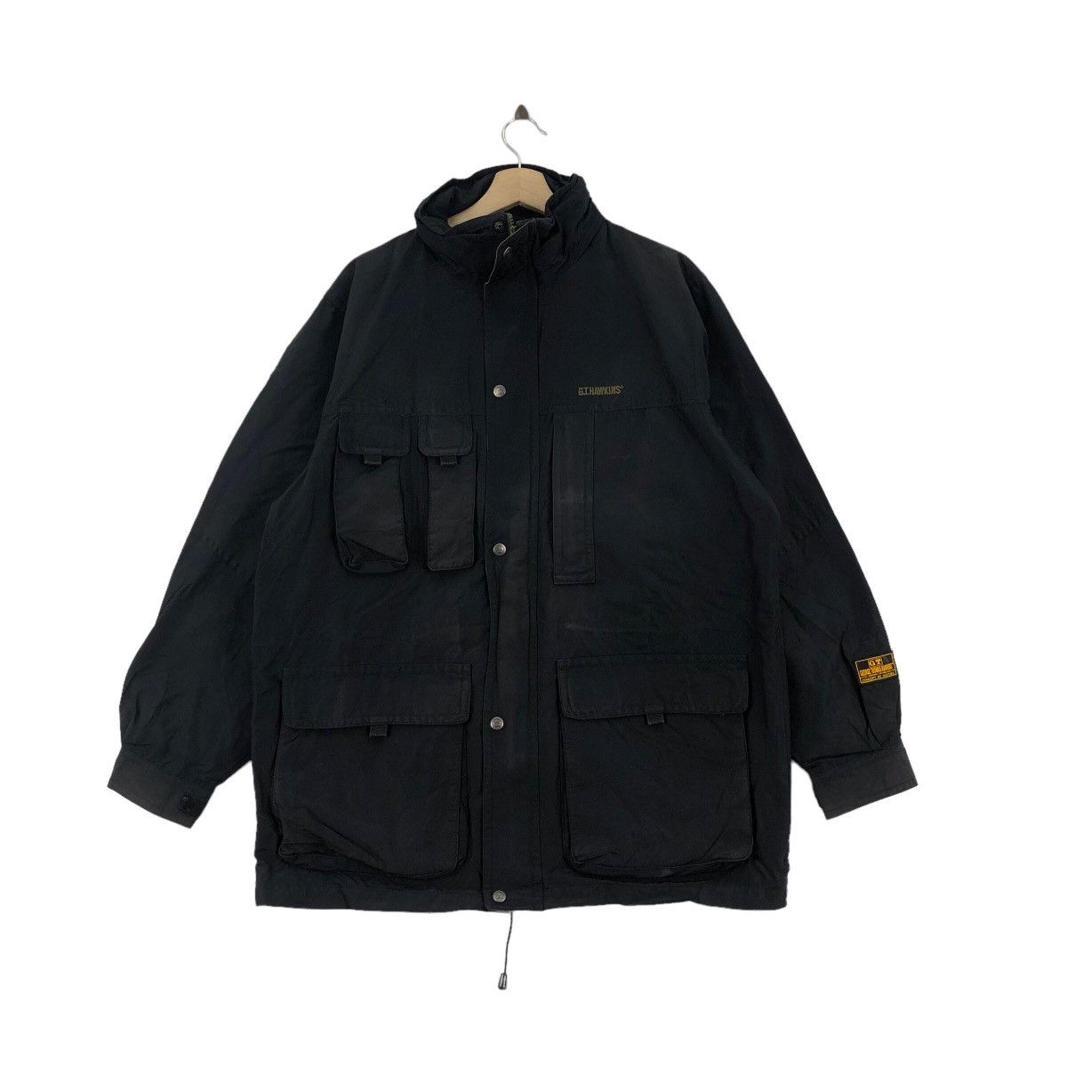 image of Outdoor Life x Vintage 90's Gt Hawkins Jacket Parka Outdoor Camping in Black, Men's (Size XL)