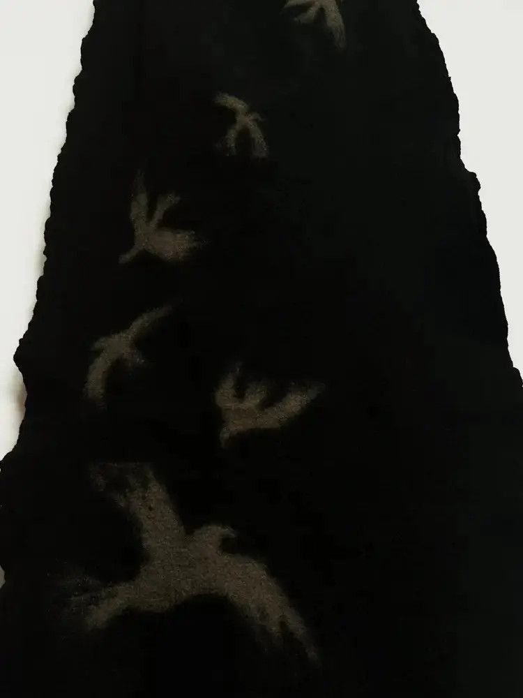 Yohji Yamamoto Yohji Yamamoto 11AW Crow Scarf-2505 Size ONE SIZE - 4 Thumbnail